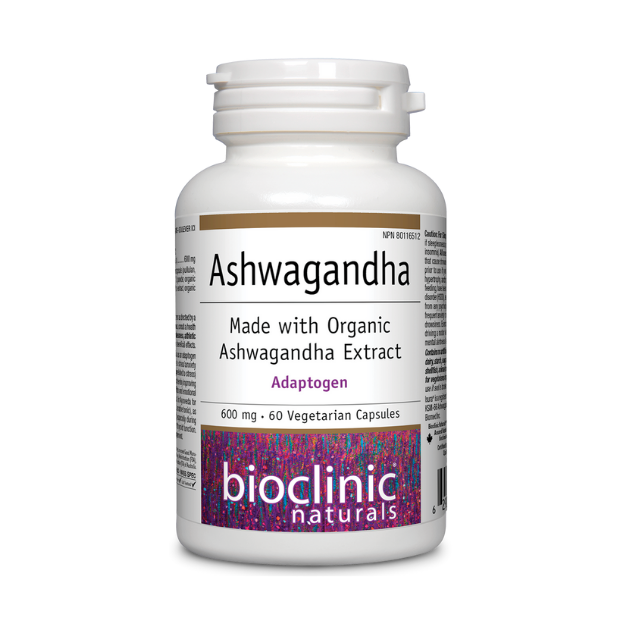 Ashwagandha 600mg – 60 capsules – Essential Health Natural Wellness Clinic